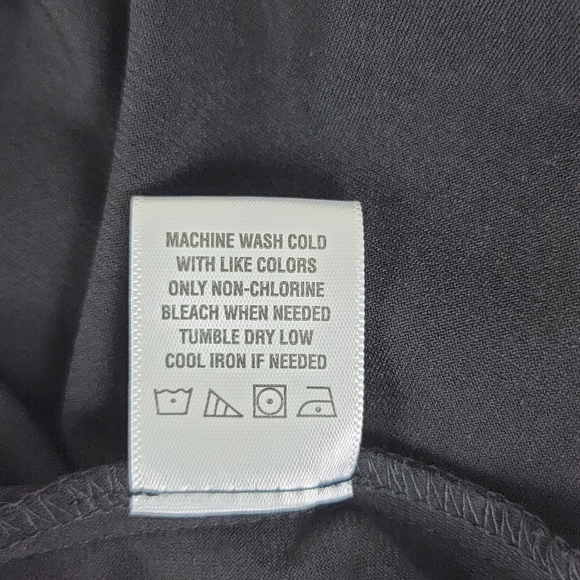 MSK Black Long Sheer Spit Sleeve Cocktail Special Occasion Shift Dress Sz L NEW - Picture 9 of 12